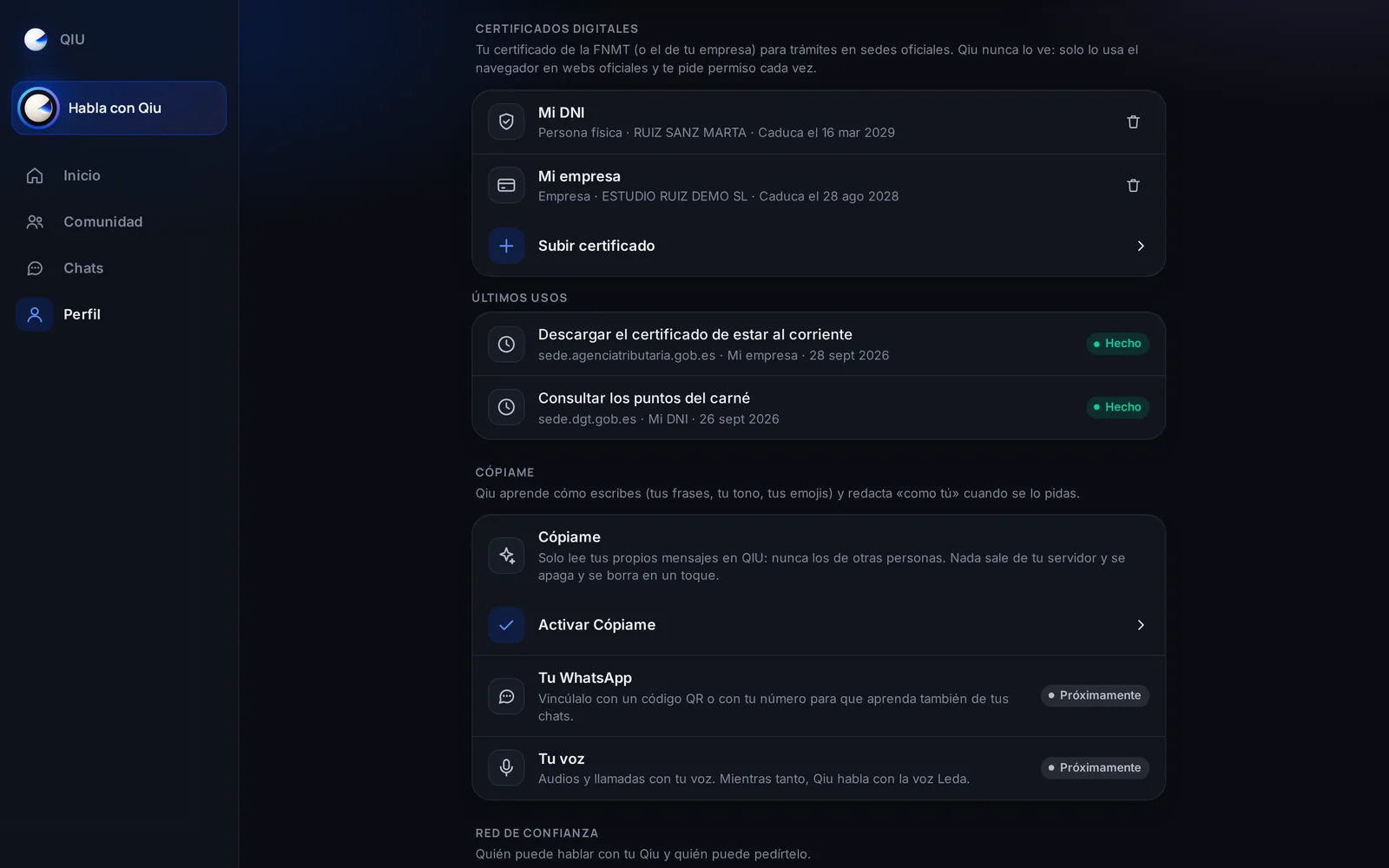 Captura en el ordenador: Tu certificado digital, a buen recaudo