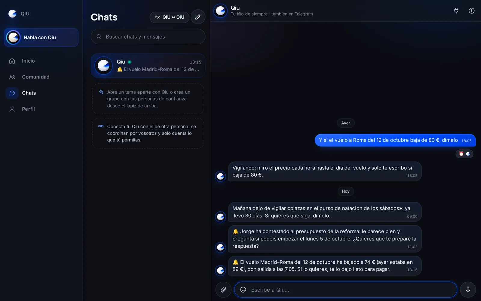Captura en el ordenador: Te avisa solo cuando pasa algo